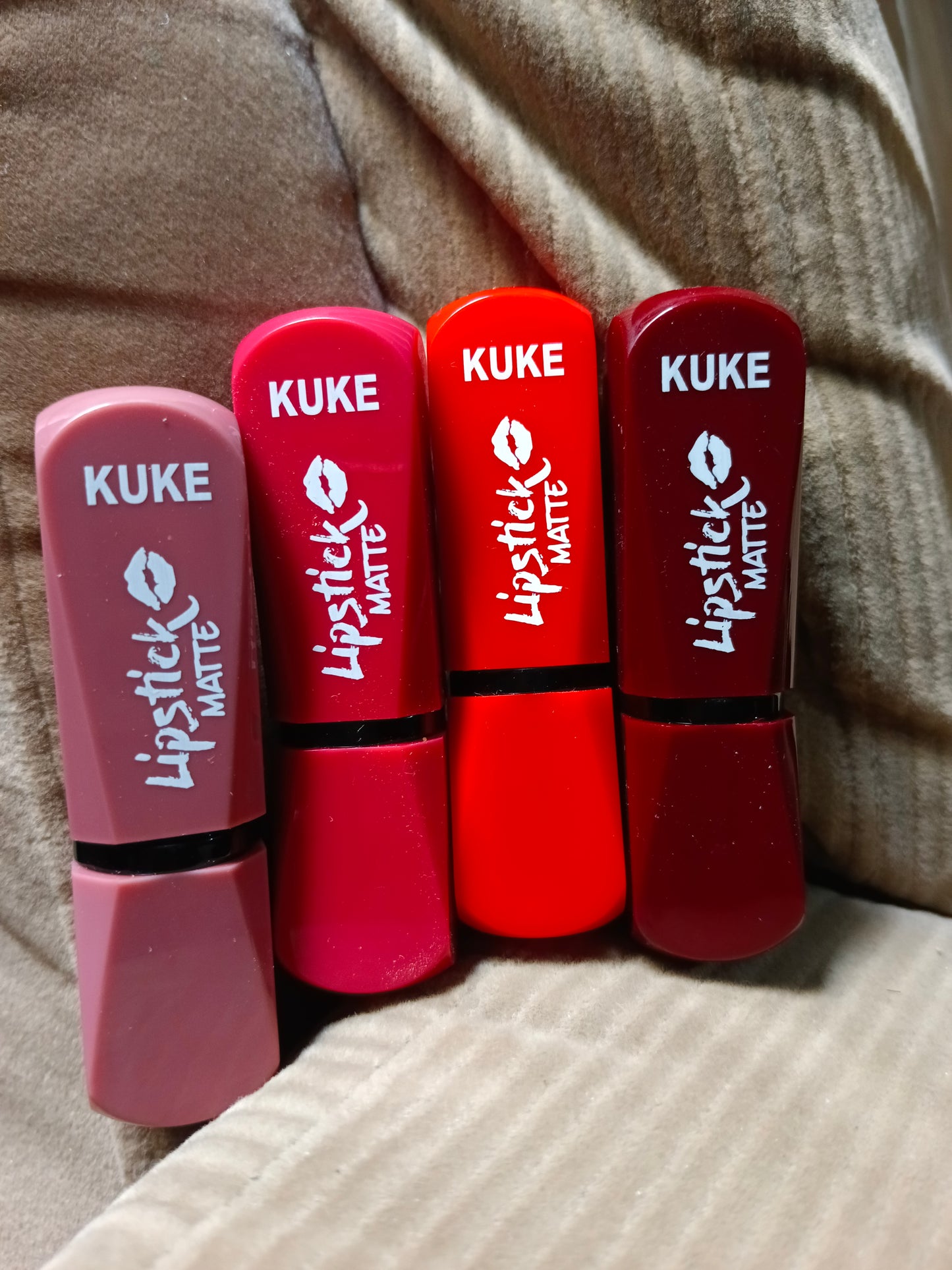 Kuke Matte Lipstick – Long Lasting, Waterproof & Velvet Matte Finish
