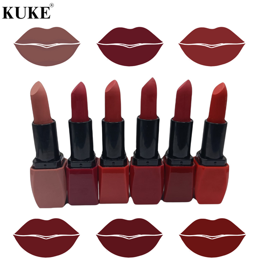 Kuke Matte Lipstick – Long Lasting, Waterproof & Velvet Matte Finish
